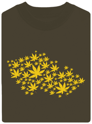 Ganja country unisex crewneck Urban Khaki