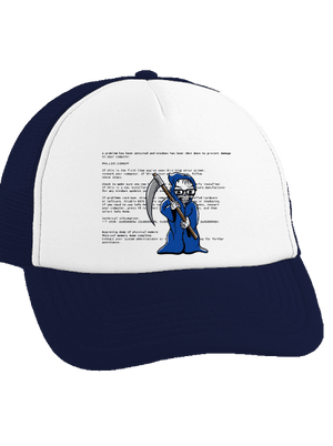 Kék halál sültös sapka French Navy cap