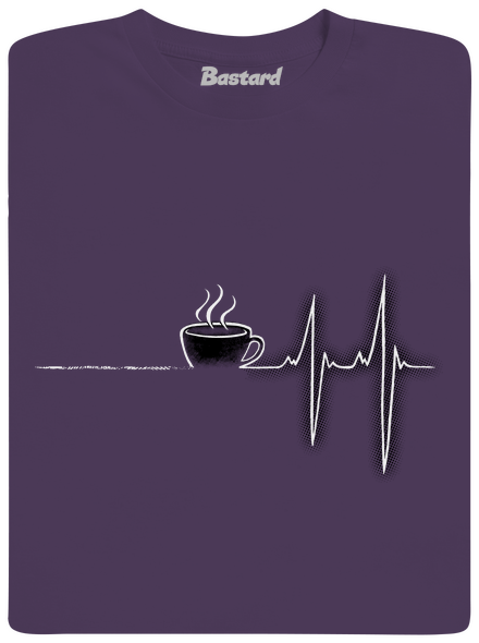 Coffee help férfi póló Urban Purple