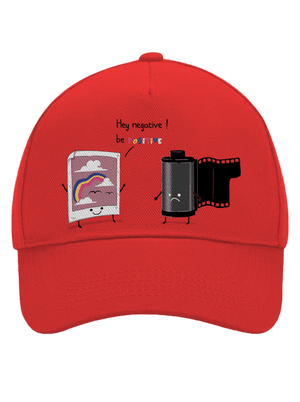 Légy pozitív baseballsapka Classic Red