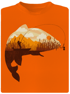 Halfogás gyerek sport póló Neon Orange