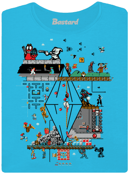 Veretés női póló Blue Atol