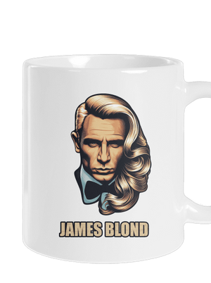 James Blond hagyományos bögre White