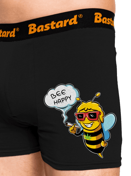 Bee happy boxeralsó Black