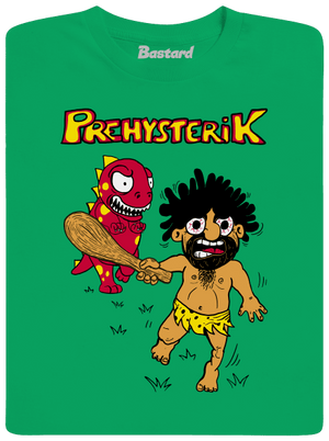 Prehysterik férfi póló Kelly Green