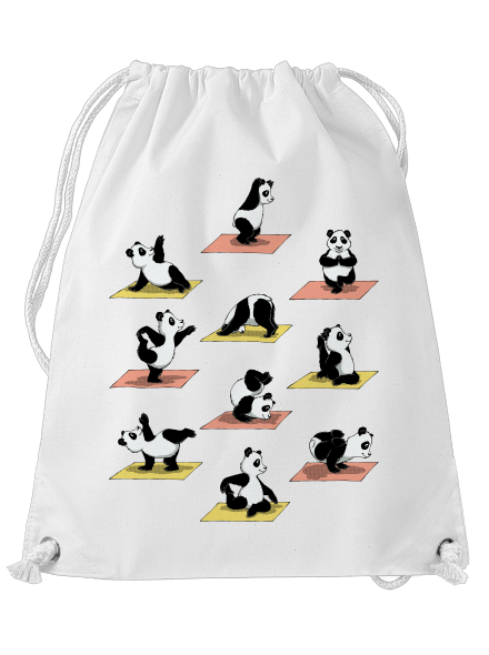 Panda jóga hátizsák White