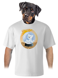 unisex túlméretezett póló