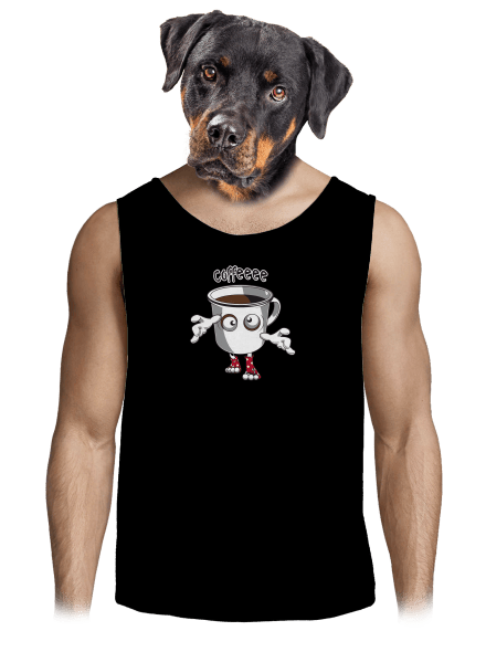 Zombie coffee férfi trikó Black