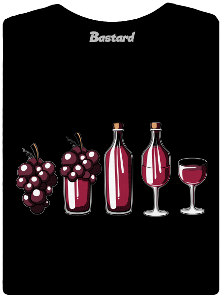 A vörösbor evolúciója női póló Black