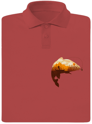 Halfogás férfi pólóingek Burgundy