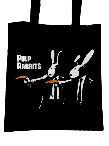 Pulp Rabbits táska Black