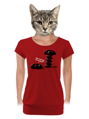 női póló elasztikus alsó szegéllyel