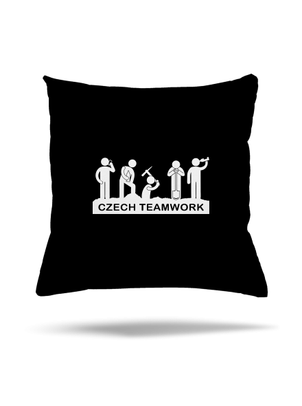 Czech Teamwork párna Black