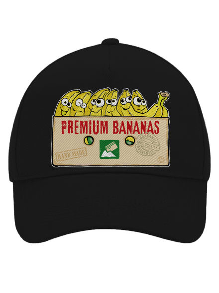 Premium Bananas baseballsapka Black