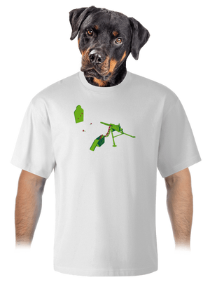 unisex túlméretezett póló