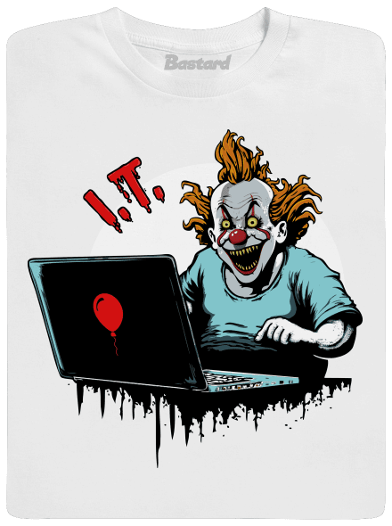 I.T. Clown férfi hosszú ujjú póló White