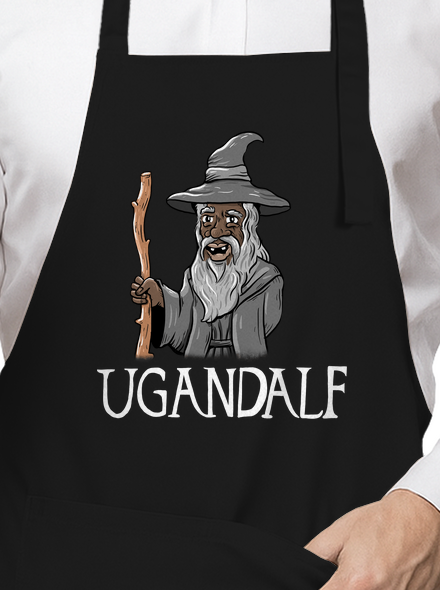 Ugandalf kötény Black