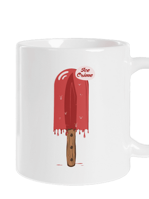 Ice crime hagyományos bögre White