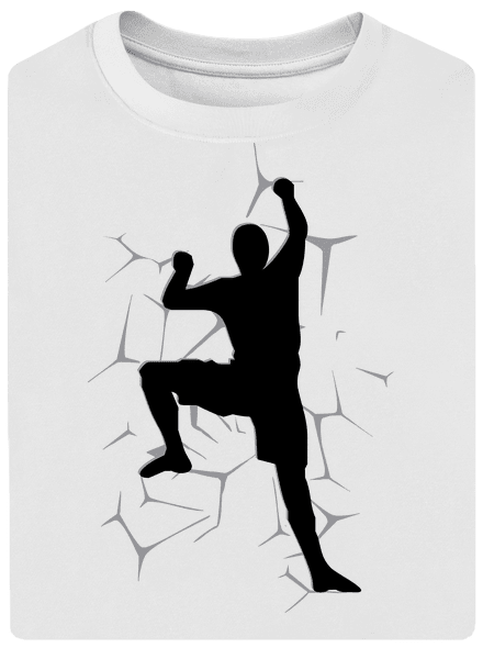 Hegymászó unisex túlméretezett póló White