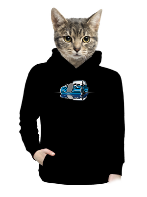 női kenguruzsebes pulóver