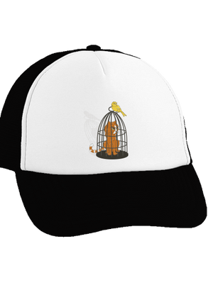 Madár bosszúja teherautós sapka Black cap