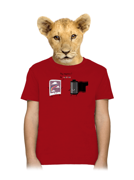 Légy pozitív gyerek póló Red