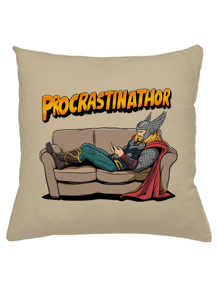 Procrastinathor párna Beige