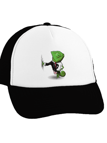 Az álcázás mestere teherautós sapka Black cap