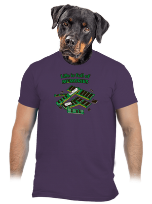 Memóriában tárolva férfi póló Urban Purple