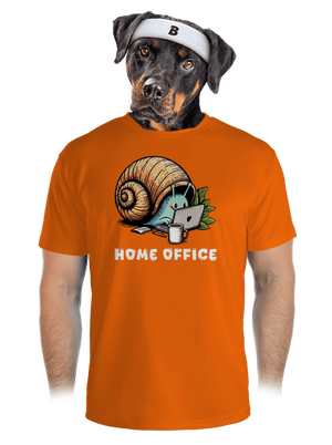 Sneka home office férfi sportpóló Neon Orange