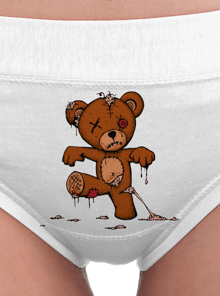 Zombie Teddy női bugyik White