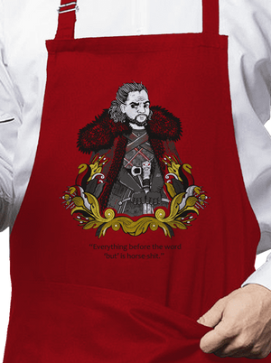 Jon Snow kötény Red