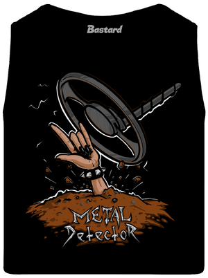Metal detector férfi trikó Black