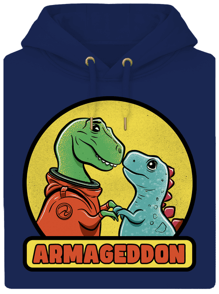 Armageddon unisex prémium pulóver Navy