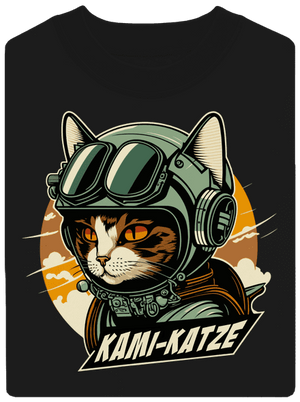 Kami-Katze unisex crewneck Black
