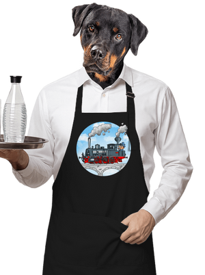 Kéményfüst kötény Black