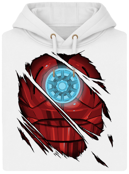 Ironman unisex prémium pulóver Snowwhite