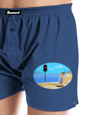 Biztonságos úszás férfi alsó nadrág Blue