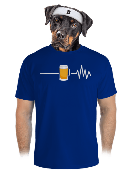 Beer help férfi sportpóló Royal Blue Mal