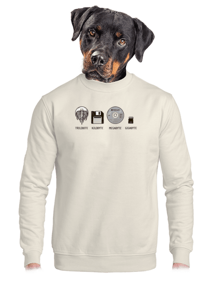 Trilobite unisex crewneck Off White