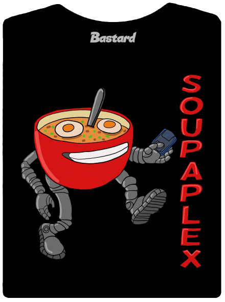 Soupaplex prémium női póló Black