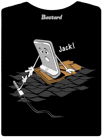 Jack prémium női póló Black