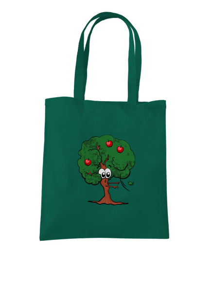 Alma és almafa táska Bottle Green