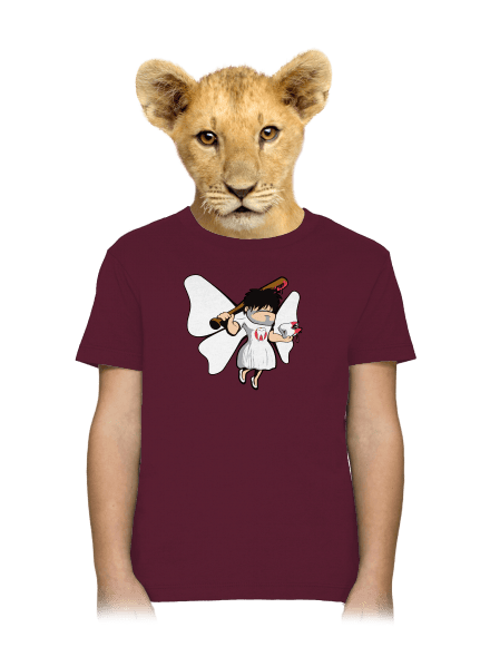 Fogtündér gyerek póló Burgundy