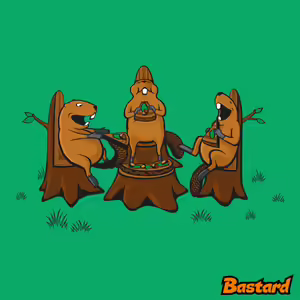 Beaver pizza party