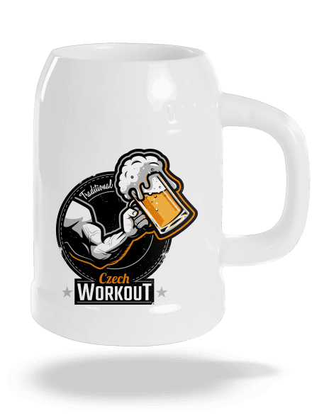 Czech workout söröskorsó White