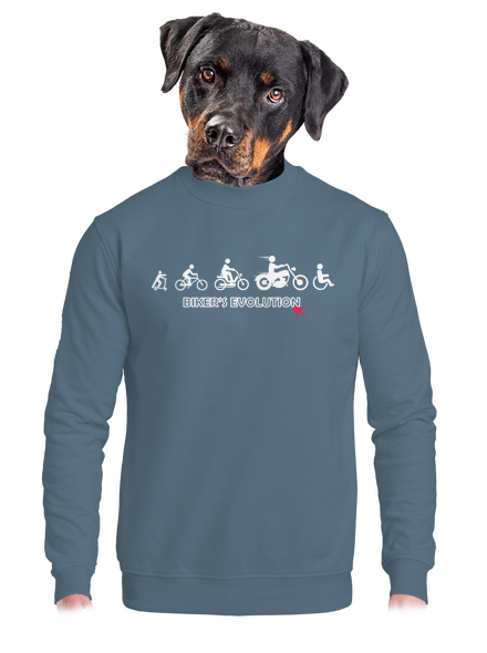 Bikers evolution unisex crewneck Nordic Blue