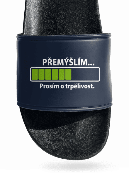 Gondolkodom papucs Navy
