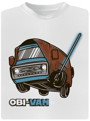 Obi Van férfi sportpóló White