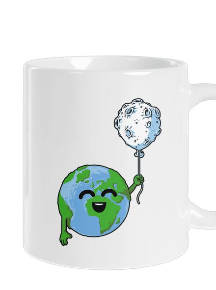 Ballon hagyományos bögre White
